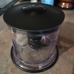 Ninja Clear Chopper Bowl with Black Lid